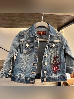 NWOT Toddler 7 For All Mankind Denim Jacket